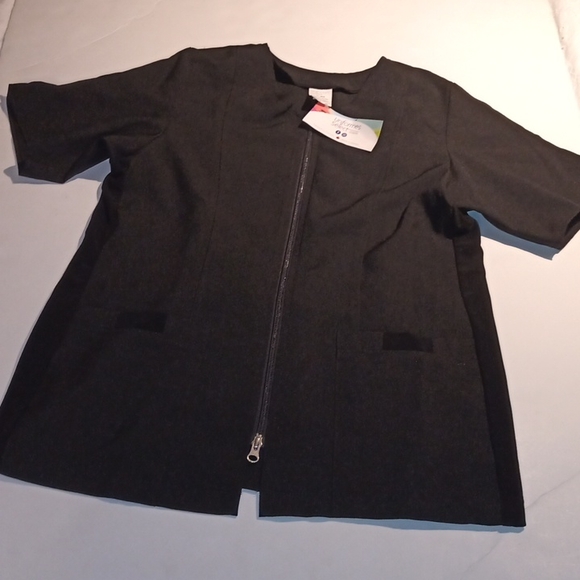 Banquet Serving Short Sleeve with Pockets + Zipper, Work Top Uniformes Select - Picture 4 of 8